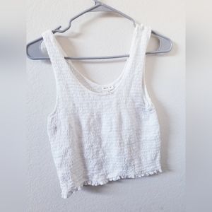 White Crop Top